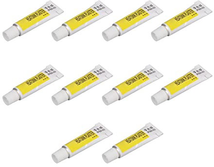 Shanrya Thermal Paste, 10pcs Thermal Conductive Glue Pc Thermal Paste Thermal Compound 5g 1. 5MPA Strong Adhesion Thermal Conductivity Heatsink Plaster for LED Graphics Card