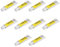 Shanrya Thermal Paste, 10pcs Thermal Conductive Glue Pc Thermal Paste Thermal Compound 5g 1. 5MPA Strong Adhesion Thermal Conductivity Heatsink Plaster for LED Graphics Card