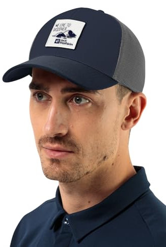 Jack Wolfskin Unisex Brand Cap Baseballkappe, Night Blue, One Size