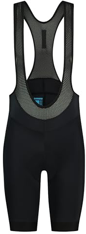SHIMANO ENERGIA Bib Shorts Herren – Performance Fit Trägerhose mit Strada 2.0 Sitzpolster – Road Cycling Shorts Schwarz, Größe M