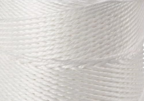Spago Bianco per Agricoltura | 2 KG | Corda Filato in Polipropilene 1-2 - 3 Capi | Spago Agricolo stabilizzato UV | Corda da imballo per imballaggi (2 Capi - 300 Metri)