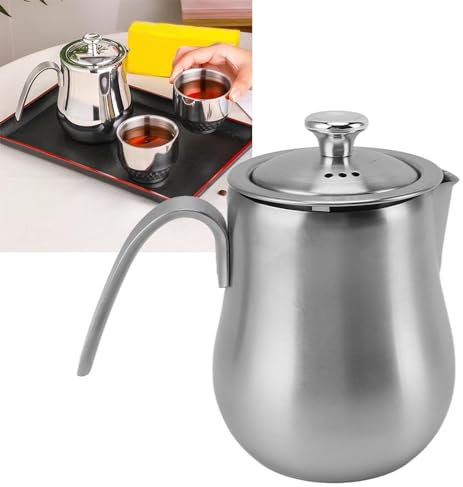 Kaffee-Perkolator Für Den Herd, Perkolator-Kaffeekanne aus Edelstahl, Camp-Kaffeekanne, Perkolator-Kaffeekanne Für Den Herd, Kaffeemaschine aus Edelstahl Mit Wiederverwendbarem Filter