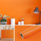 Livelynine Self Adhesive Wallpaper Orange Retro 40CMx5M Stick on Wall Paper Roll for Bedroom Living Room Feature Wall Matt Orange Sticky Back Plastic Vinyl Wrap for Kitchen Cupboards Plain