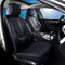 Coverado Sitzbezüge Auto Vorne und Hinten 5 Stück - Leder Autositzbezüge mit Lendenwirbelstütze, Universell Auto-Schonbezüge Set Fit für die meisten Autos SUV PKW, Limousinen und LKW B-8859