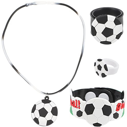 Abaodam 3 Sätze Fußball-party- Kidcraft-spielset Fußballparty Zugunsten Silikonarmband Schlagarmband Selber Machen Kinderarmbänder Für Jungen Ringe Kinder Schießen Pvc Spielzeug