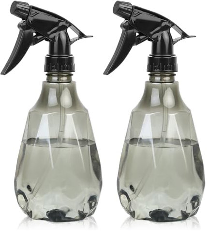 2 Pcs 500 ML Water Spray Bottles for Plants, Garden Sprayer Bottles, Reusable Plastic Trigger Atomiser Hair Mist Spray Bottle for Cleaning Garden Plants Hairdressing