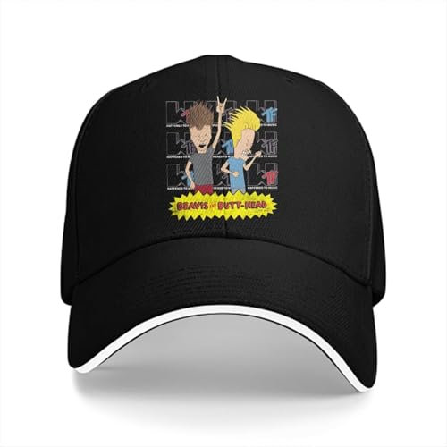 Baseballmütze Snapback Sonnenhut Mehrfarbig mit Schirm Herrenmütze mit individuellem Schirm WTF mit Musik Hip-Hop Geburtstagsgeschenk