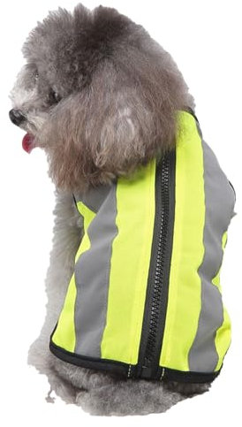 Niesel Hundejagdweste, reflektierende Hundeweste | Reflektierende Sicherheitsweste,Fluoreszierende Tiere mit hoher Sichtbarkeit von Haustieren Puppenjacke mit Reißverschluss für Hunt & Outdoor