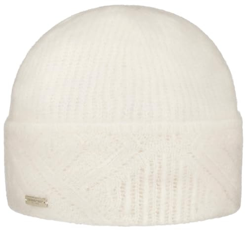 Seeberger Ricalea Alpaka Strickmütze Beanie Alpakamütze Wollmütze Damenmütze Damen - mit Umschlag, Futter Herbst-Winter Winter