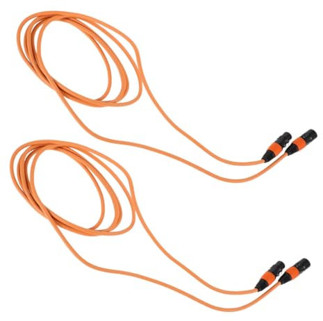 HOMOCONO 2 Stück Xlr Mikrofonkabel Geschirmtes Audiokabel für Stabile Verbindung und Mikrofon für Monitore und Audioequipment