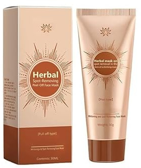 Kräuter-Peeling-Gesichtsmaske gegen Pickel, Peeling-Gesichtsmaske, Pflege & Porenverfeinernd, Für alle Hauttypen geeignet