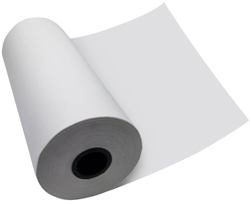 Toile sur rouleau 60 cm x 10 m, 270 g/m² indéchirable, 100 % coton pré-apprêté, rouleau de toile pour peinture à l'huile (60 cm x 10 m)