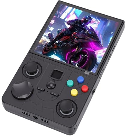 Console de Jeu Rétro Portable avec Double Joystick pour les Jeux WiFi, Système Open Source pour Adultes, écran HD de 4 Pouces pour les Amateurs de Jeux (128G)
