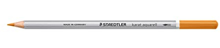 Staedtler Karat Aquarell 125-16 Professional Watercolour Pencils - Golden Ochre (Pack of 6)
