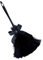 Smiffys Feather Duster Age 12+, Black , Around The World Fancy Dress, Adult Dress Up Accessories