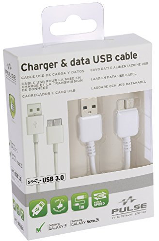 Cable USB 3.0 Lightning con Carga Rápida y Transferencia de Datos de 5 Gbps para Discos duros Externos WD,Toshiba Canvio,Seagate,mi Pasaporte,Samsung S5,Note 3