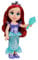Disney Princess Arielle Puppe 35cm, reflektierende Glitzeraugen, bewegliche Gelenke, ausziehbares Outfit, Schuhe, Diadem, langes rotes Haar, für Mädchen ab 3 Jahren