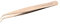 TWEEZERMAN Pince à recourber les cils (pincette pour faux cils, Applicateur pour cils, Outil professionnel), Or rose