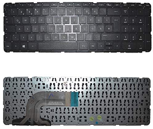 Bucom Tastatur für HP Pavilion 350 355 G1 G2 QWERTZ ohne Rahmen schwarz Keyboard v140526ak1