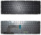 Bucom Keyboard for HP Pavilion 350 355 G2 QWERTZ without Frame Black Keyboard v140526ak1