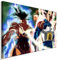 AK ART Son Goku Vegeta Dragonball Super Leinwandbild Kunstdruck Wandbild TOP XXL (40 x 30 cm)