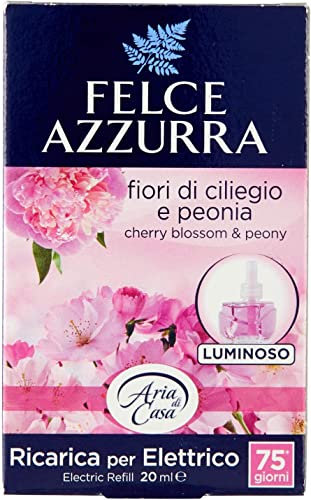 12 X Felce Azzurra Aria Casa peonia & fiori di ciliegio refil deodorante 20 ML