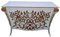 Antik Louises Barock Rokoko Stilmöbel Kommode Sideboard Kommodenschrank Sideboardschrank Farbe: weiß mit Gold