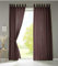Gardinenbox 2er Set Vorhänge Schal Schlaufen »Berlin« HxB 225x140 cm Braun Blickdicht Microsatin Lichtdurchlässig Kräuselband Uni Matt, 20400N2