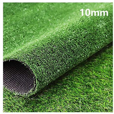 YNGJUEN 10mm künstlicher Rasen Gras Teppich Teppich und Ablaß Loch Kunstrasen for Haustierbedarf Innen Außen Balkon Garten Dekoration (Size : 2mx6m)