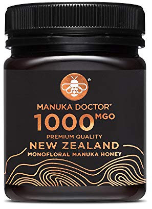 Manuka Doctor Manuka Honig 1000 MGO - Original Manuka Honig aus Neuseeland mit Methylglyoxal - 250 g
