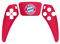 DeinDesign Skin kompatibel mit Sony Playstation 5 Controller PS5 Folie Sticker FC Bayern München FCB Logo