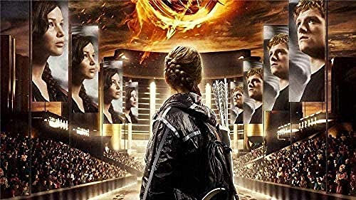 YYLPLLE Holzlandschaft Puzzle 1000 Teile - Film The Hunger Games 50x75cm - Experten-Level, für Erwachsene und Teenager ab 7 Jahren