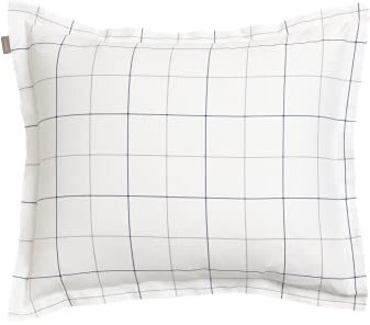 GANT Twill Check Pillowcase Indigo Blue 80X80