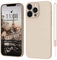 ORDA for iPhone 13 Pro Max Case Silicone Ultra Slim Soft Gel Rubber Cover for iPhone 13 Pro Max Phone Case Thin Anti-Scratch Microfiber Lining Compatible for 6.7 inch Khaki