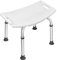 ACXIN Sgabello da doccia regolabile in altezza, 36-52 cm, sedile antiscivolo per vasca da bagno, per anziani e donne in gravidanza