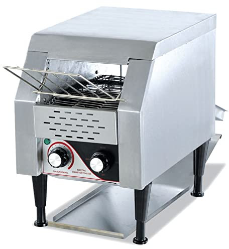 Ristoattrezzature Tostapane Elettrico a Nastro - Professionale - Acciaio Inox - da 150-165 fette/h