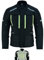 Texpeed Chaqueta moto hombre 4 estaciones con protecciones - Impermeable de motociclista con armadura CE (EN 1621-1) - Verano/invierno Negro - 3XL