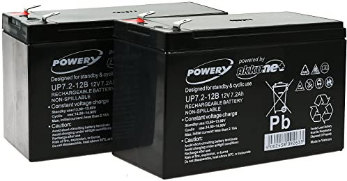 akku-net Blei-Gel-Akku für USV APC RBC124, 12V, Lead-Acid