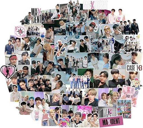 ELEFAD Stray Kids Aufkleber Stray Kids MAXIDENT Sticker Stray Kids MAXIDENT New Album Sticker Pack Stray Kids Aufkleber für Fans Geschenk ER-064