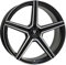 MB Design Felge KV1S 9.5Jx20 ET38 5x112 Mattschwarz poliert kompatibel mit VW ID.4