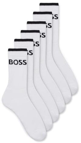 BOSS MEN 6P QS Stripe CC White100, 40-46