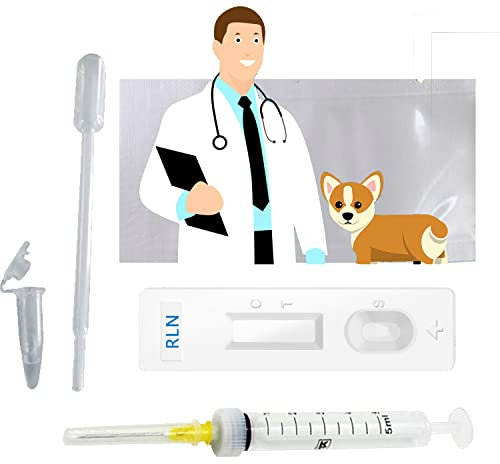 WEEGEEKS Hund Schwangerschaftstest Kit zu Hause, schnelle und genaue Erkennung, Schwangerschaftsteststreifen für Hund Einweg