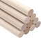 Lot de 10 chevilles rondes en bois de 15 mm x 30 cm pour loisirs créatifs, macramé, bâtons en bois dur brut pour loisirs créatifs, artisanat, support de gâteaux à étage et baguettes de ruban de
