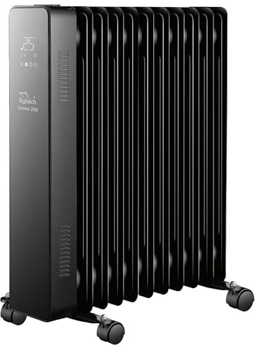 Sytech radiador de Aceite, enermax 2520, Digital, 11 Elementos, 2500w, Negro