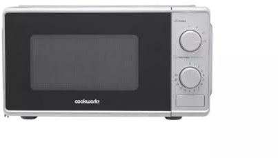 Cookworks 700W Standard Microwave P70J17P-VB - Silver