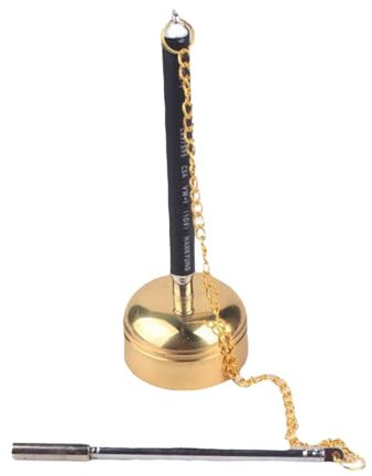 Teleskop-Glocke, leicht, elegant, Finger-Symbol, Percussion, buddhistische Musikinstrumente, dekoratives buddhistisches Klangspiel aus Kupfer für Zuhause