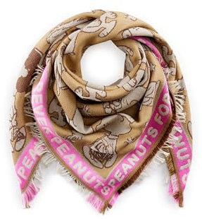 CODELLO Damen Warmes Peanuts™ Jacquard-Tuch