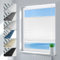 Deswell Plissee ohne Bohren Verdunkelung Klemmfix Verdunklungsplissee B55 x H80 cm Weiß, 100% Blickdicht lichtundurchlässig Thermo Plissee Faltrollo Sichtschutz Sonnenschutz für Fenster Tür