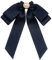 JISADER Broche à Nœud Papillon élégante En Perles pour Femme, Accessoire de Mode Sophistiqué, bleu profond