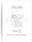 Papierkind™ Poster Sternzeichen Zwillinge - Gemini | Zwillinge Bild | Zwillinge Zodiak Poster | Gemini Wanddeko | Geschenk | in DIN A4 ohne Rahmen (A134-1)
